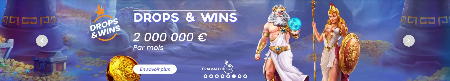 Drop and Wins PURE WIN CASINO